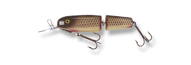 Leo-Musky Dawg (Jointed) from Leo-Lures (Handmade Cedar Lures): Ellwood  City, PA
