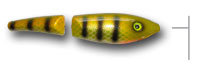 olive perch lure